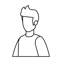 Obraz premium young man avatar character