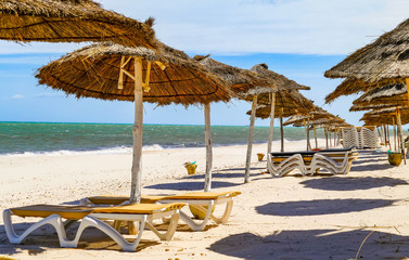 Fototapeta premium Mittelmeerstrand Port El Kantaoui