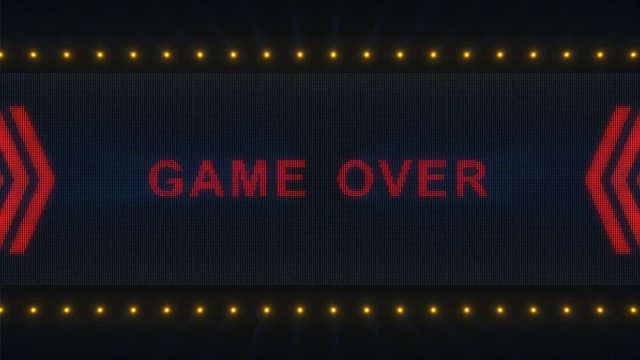 Video Game Alert - Game Over!