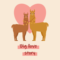 Valentine's Day greeting card template