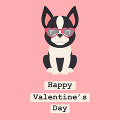 Valentine's Day greeting card template