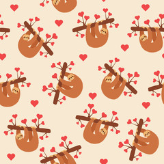 Valentine's Day seamless pattern