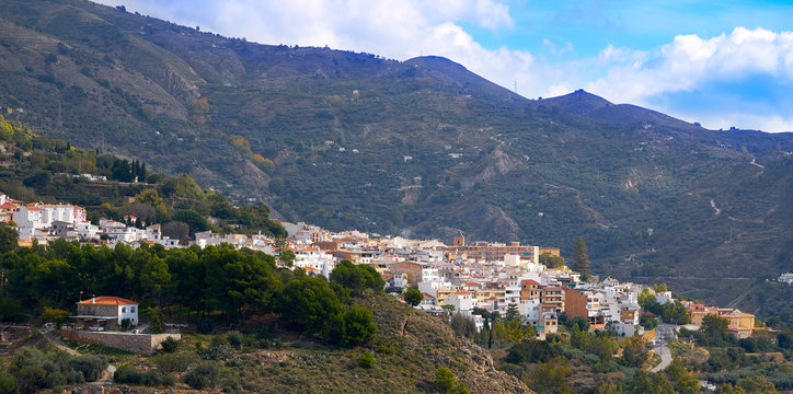 Lanjaron village in alpujarras of Granada