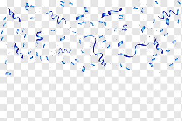 Blue confetti background