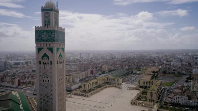 The Hassan II Mosque or Grande Mosqu&eacute;e Hassan II is a mosque in Casablanca, Morocco. It is the largest mosque in Africa, and the 5th largest in the world.