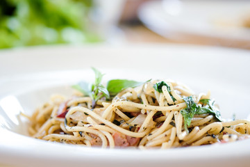 food Delicious spaghetti