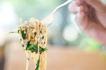 food Delicious spaghetti © panyawatt