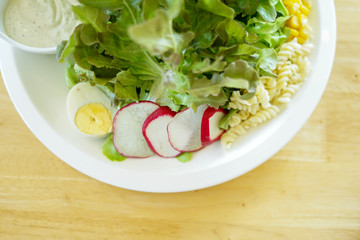 Delicious green salad