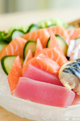 Japanese Food sashimi.
