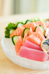 Japanese Food sashimi.
