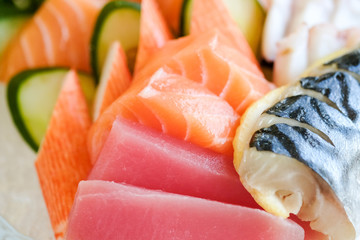 Japanese Food sashimi.