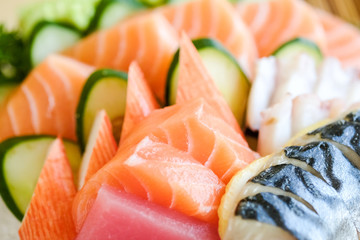 Japanese Food sashimi.