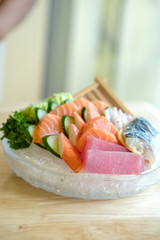 Japanese Food sashimi.