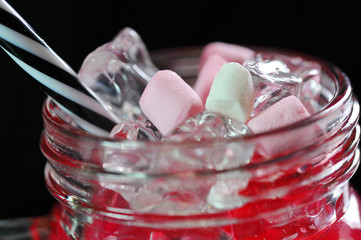 cocktail bonbon fraise chamallows