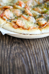 closeup Pizza Homemade