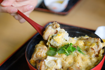 焼き鳥親子丼