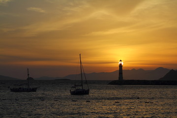 A small seaside town Turgutreis