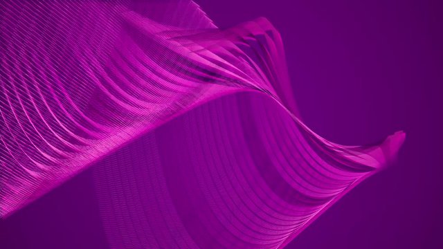 Lush pink cloud form abstract background