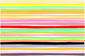 Colorful gradient parallel horizontal lines pattern, layout abstract vibrant or creative design. Cross section