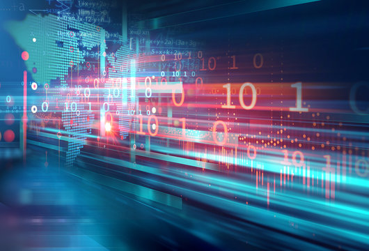 Programming code abstract technology background of software developer and  Computer script