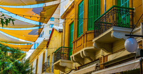 Detail of Ledra street - the main shopping avenue of Nicosia, Cyprus