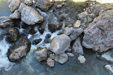 Fototapeta na wymiar piedras de rio