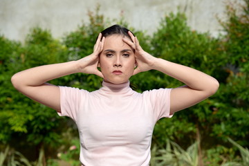 Youthful Female Under Stress