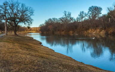 beautiful river landscape 