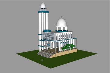 3d building model vector