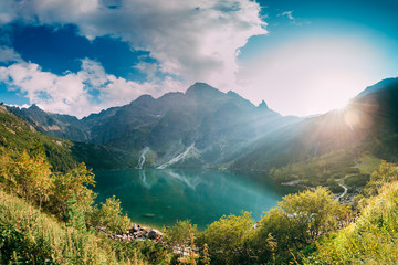 Tatra National Park, Poland. Famous Mountains Lake Morskie Oko O © Great Brut Here