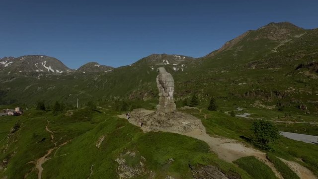 symbol of the simplon pass,montains,sommer,valais,switzerland,eagle,
