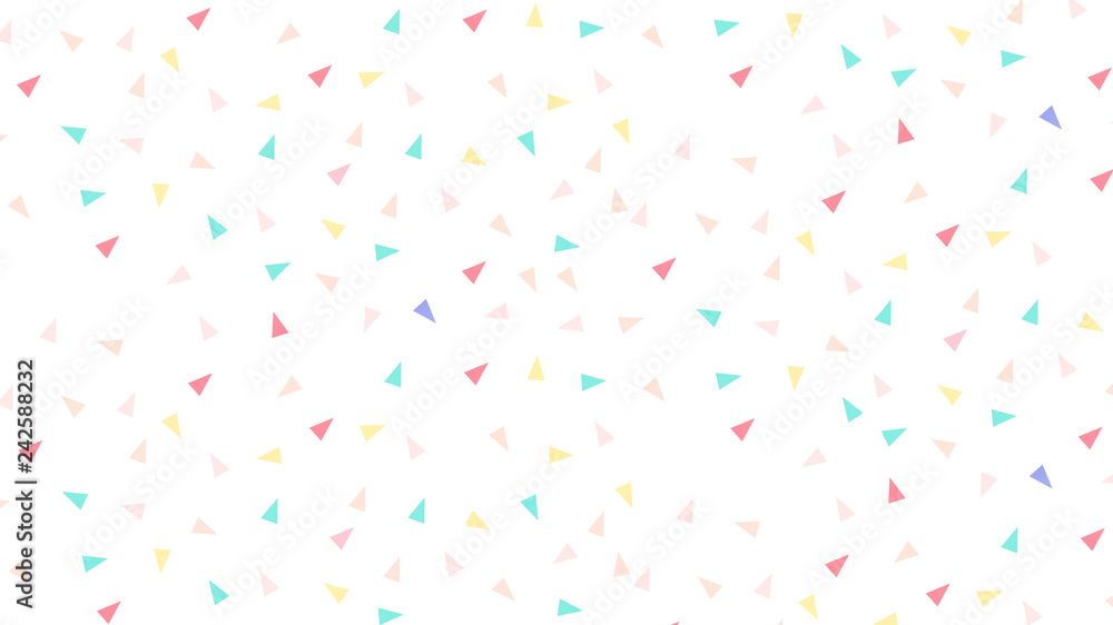 Poster abstract pattern with triangles in soft gradient pastel background in sweet color
