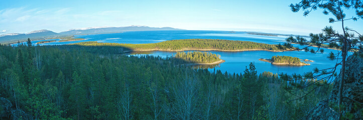 Small islands in the Kandalaksha Bay of the White Sea