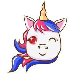Baby unicorn face