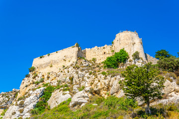 Ruins of Kantara castle in the northern Cyprus