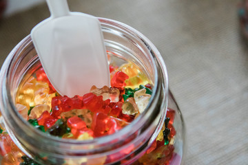 Gummy Bears in a Jar