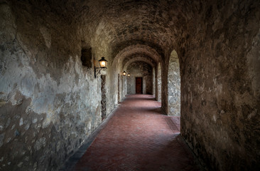 Obraz premium Klasztor klasztorny w Mission Concepcion - San Antonio, Teksas