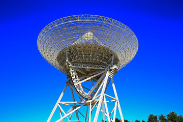 The observatory radio telescope