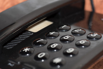 Tastatur von einem Telefon