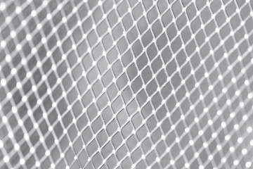 square grid on white wall metal background close-up