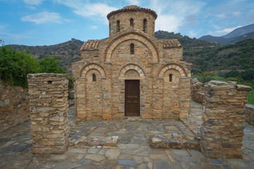 Fototapeta na wymiar Heraklion, Crete - 10 01 2018: Panagia Church of Lumbinies