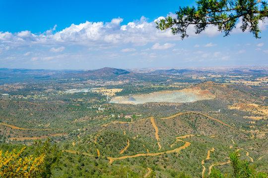 Former asbestos quarry situated on Cyprus