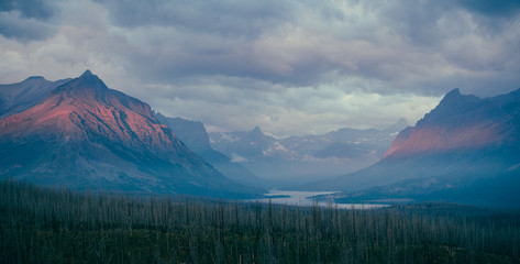 Sunrise in Glacier National Park
