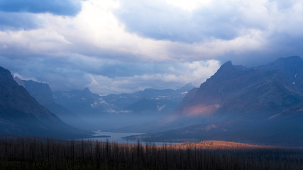 Sunrise in Glacier National Park