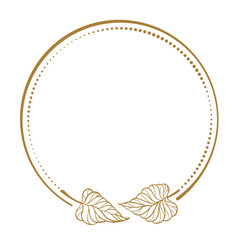 Vector floral vintage frame on a white background.