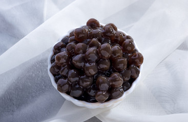  Bubble topping for tea or other beverage, in a cup,Tapioca Pearl