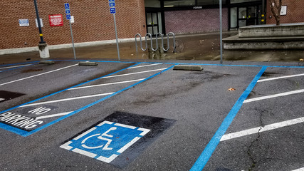 The Street Parking For the Disabled People