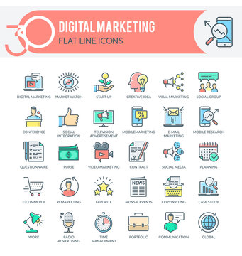 Digital Marketing Icons