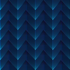 Zigzag blue seamless pattern