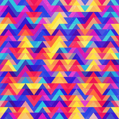 Grunge triangle pattern